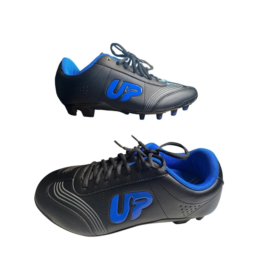 Universe Point UP Ultimate Frisbee Cleats Black Blue Mens 13.5 Soccer Football